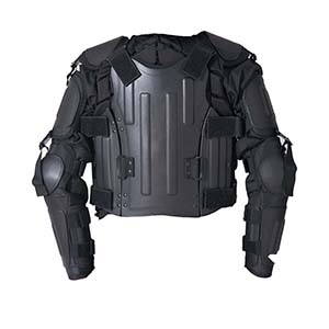 riot police suit back