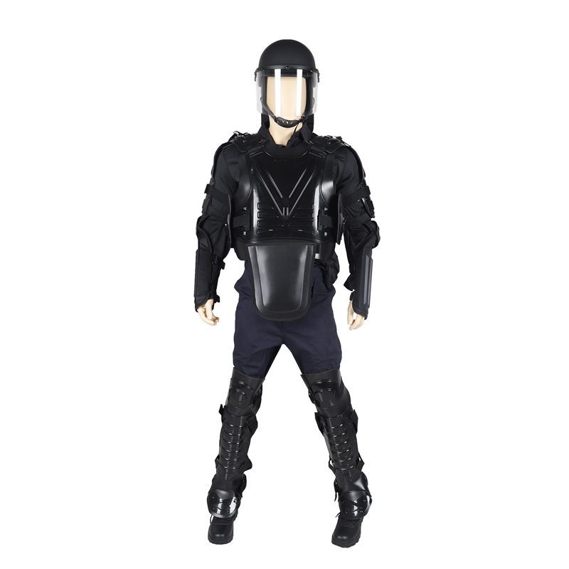 Anti riot suit with thigh