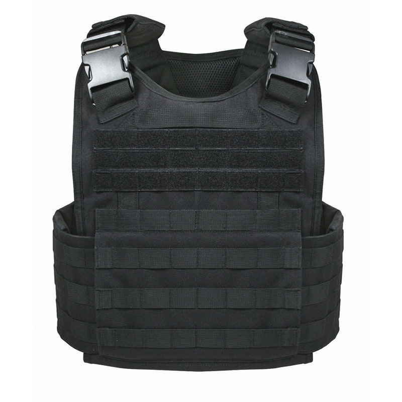 black tactical vest back